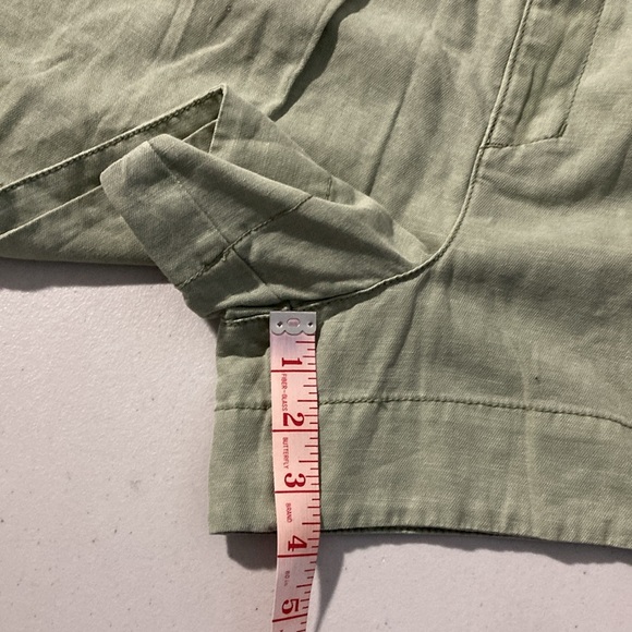 Joie Pleated Short, XL, Faded Cactus, Style JE3364 - Picture 9 of 16